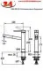 KWC K�chenarmatur Bevo E ECO 10.531.452.751FL Einhebelmischer Industrial Black PVD mit Zugauslauf (3600013784)