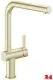 KWC K�chenarmatur Bevo E 10.531.103.775FL Einhebelmischer Brushed Gold PVD mit Zugauslauf Griffposition rechts (3600018013)