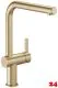 KWC K�chenarmatur Bevo E 10.531.103.778FL Einhebelmischer Brushed Gold PVD mit Zugauslauf Griffposition rechts (3600018028)
