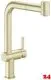 KWC K�chenarmatur Bevo E 10.531.003.775FL Einhebelmischer Brushed Gold PVD mit Zugauslauf und Brausefunktion (3600018040)
