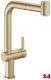 KWC K�chenarmatur Bevo E 10.531.003.778FL Einhebelmischer Brushed Copper PVD mit Zugauslauf und Brausefunktion (3600018034)