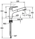 KWC K�chenarmatur Domo 6.0 ECO 10.661.553.000FL Einhebelmischer Chrom mit Zugauslauf und Brausefunktion (3600013794)