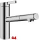 KWC K�chenarmatur FIT ECO 10.541.462.000FL Einhebelmischer Chrom mit Zugauslauf und Brausefunktion (3600013796)