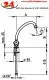 KWC KURI Standard K.10.S1.22.000A20 Zweigriffmischer Chrom mit Festauslauf f�r das Objekt (K.10.S1.22.000A20)