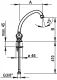 KWC KURI Standard K.10.S1.22.000A20 Zweigriffmischer Chrom mit Festauslauf f�r das Objekt (K.10.S1.22.000A20)