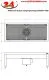 DREILICH Schuh-/ Stiefelreinigungsanlage 424SRA-1400 bodenstehend mit Schlammfangbeh�lter 2 Reinigungspl�tze (3507280007)