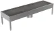 DREILICH Schuh-/ Stiefelreinigungsanlage 424SRA-2100 bodenstehend mit Schlammfangbeh�lter 3 Reinigungspl�tze (3507280008)