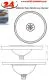 DREILICH Einbau-Waschbecken Pluto 290P-O� Rundbecken Edelstahl poliert ohne �berlauf (3502180003)