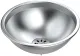 DREILICH Einbau-Waschbecken Pluto 290M-O� Rundbecken Edelstahl matt geb�rstet ohne �berlauf (3502180001)