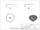 DREILICH Einbau-Waschbecken Pluto 340M-M� Rundbecken Edelstahl matt geb�rstet �berlauf rund (3502180204)