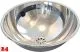 DREILICH Einbau-Waschbecken Pluto 390P-M� Rundbecken Edelstahl poliert �berlauf rund (3502180035)