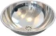 DREILICH Einbau-Waschbecken Pluto 390P-M� Rundbecken Edelstahl poliert �berlauf rund (3502180035)