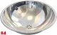 DREILICH Einbau-Waschbecken Neptun II 400IIP-M� Rundbecken Edelstahl poliert �berlauf rund (3502180039)