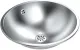 DREILICH Einbau-Waschbecken Neptun II 400IIM-M� Rundbecken Edelstahl matt geb�rstet �berlauf rund (3502180037)