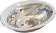 DREILICH Einbau-Waschbecken Jupiter 530P-M� ovales Becken Edelstahl poliert �berlauf rund mit Hahnlochbank (3502180205)