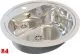 DREILICH Einbau-Waschbecken Uranus 500P-M� rundes Becken Edelstahl poliert �berlauf rund mit Hahnlochbank (3502180207)