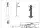 DREILICH Desinfektions�ule Serie: SD - Simple Design Edelstahl freistehend mit Spender 190-205EL 500 ml (3002140044)