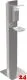 DREILICH Desinfektions�ule Serie: SD - Simple Design Edelstahl freistehend mit Spender 191-210EL 1000 ml (3002140045)
