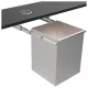 DREILICH Sirius II Abfallbeh�lter 9100400-3 ausfahrbar zur Untertischmontage ohne Einwurfh�lse Fassungsverm�gen ca. 120 Liter (2002080118)