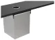 DREILICH Sirius II Abfallbeh�lter 9100400-3 ausfahrbar zur Untertischmontage ohne Einwurfh�lse Fassungsverm�gen ca. 120 Liter (2002080118)