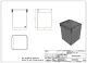 DREILICH Sirius II Abfallbeh�lter 9100400-3 ausfahrbar zur Untertischmontage ohne Einwurfh�lse Fassungsverm�gen ca. 120 Liter (2002080118)