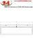 DREILICH Waschrinne 510HB-1800 mit Sch�rze und Hahnlochbank wandh�ngend geschwei�te Konstruktion L�nge 1800mm (3502180184)