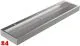 DREILICH Waschrinne 510HB-2400 mit Sch�rze und Hahnlochbank wandh�ngend geschwei�te Konstruktion L�nge 2400mm (3502180143)