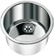 DREILICH Einbaubecken 653P-M� Rundbecken Edelstahl poliert mit �berlauf Au�en � 385mm (3504180038)
