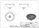 DREILICH Spuckbecken mit Sp�lring SA98O Rundbecken Edelstahl matt geb�rstet ohne �berlauf (3504180040)