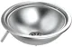 DREILICH Spuckbecken mit Sp�lring SA98U Rundbecken Edelstahl matt geb�rstet ohne �berlauf (3504180134)