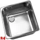 DREILICH Einbaubecken 611M-M� Edelstahl rechteckig mit �berlauf Au�en 260x385x175mm (3504180033)