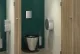 DELABIE Aquarotter WC-Grossrollenhalter Edelstahl pulverbeschichtet schwarz matt f�r die Aufputzmontage f�r Grossrolle bis max. � 270 mm (510910BK)
