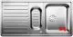 BLANCO Kchensple Classic Pro 6 S-IF Edelstahlsple / Einbausple Flachrand mit Ablaufsystem InFino und Drehknopfventil