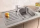 BLANCO Kchensple Lantos 45 S-IF Edelstahlsple / Einbausple Flachrand mit Siebkorb als Drehknopfventil