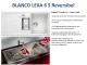 ✅*BLANCO Lexa 6 S Silgranit PuraDurII Granitsple / Einbausple Ablaufsystem InFino mit Drehknopfventil