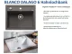 BLANCO Kchensple Dalago 6 Silgranit PuraDurII Granitsple / Einbausple mit Drehknopfventil