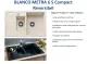 BLANCO Kchensple Metra 6 S Compact Silgranit PuraDurII Granitsple / Einbausple mit Drehknopfventil