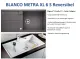 BLANCO Kchensple Metra XL 6 S Silgranit PuraDurII Granitsple / Einbausple mit Drehknopfventil