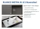 BLANCO Kchensple Metra XL 6 S Silgranit PuraDurII Granitsple / Einbausple mit Drehknopfventil