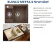 BLANCO Kchensple Metra 6 Silgranit PuraDurII Granitsple / Einbausple mit Drehknopfventil