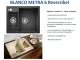 BLANCO Kchensple Metra 6 Silgranit PuraDurII Granitsple / Einbausple mit Drehknopfventil