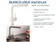 BLANCO Kchenarmatur Linus Silgranit-Look Einhebelmischer mit Festauslauf 360 schwenkbarer Auslauf