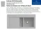 Villeroy & Boch SUBWAY 60-BR-Classicline Einbausple / Keramiksple in Standard Farben