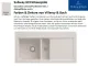 Villeroy & Boch SUBWAY60-BL-Classicline Einbausple / Keramiksple in Standard Farben