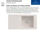 Villeroy & Boch TIMELINE 60-Classicline Einbausple / Keramiksple in Standard Farben