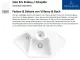 Villeroy & Boch SOLO ECK-Classicline Ecksple / Einbausple / Keramiksple in Standard Farben