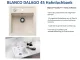 BLANCO Kchensple Dalago 45 Silgranit PuraDurII Granitsple / Einbausple mit Drehknopfventil