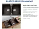 BLANCO Doppelsple Lexa 8 Silgranit PuraDurII Granitsple / Einbausple Ablaufsystem InFino mit Drehknopfventil