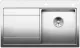 BLANCO Kchensple Divon II 45 S-IF Edelstahlsple / Einbausple Flachrand mit Ablaufsystem InFino und Drehknopfventil