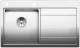BLANCO Kchensple Divon II 45 S-IF Edelstahlsple / Einbausple Flachrand mit Ablaufsystem InFino und Drehknopfventil